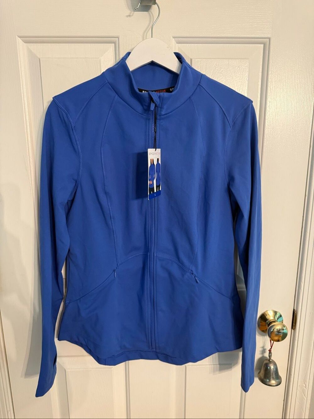 Spyder Active Blue Scuba Zip Up Pocket Havkwt sz XXL NWT